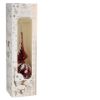 Picture of "Crystal" Burgundy Red Glass Christmas Tree Topper