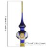 Picture of Angel Glass Christmas Tree Topper (blue, matte)
