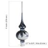 Picture of Winter Countryside Hand Blown Glass Christmas Tree Topper