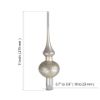 Picture of "Shining" Silver Glass Christmas Tree Topper