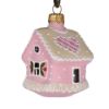 Picture of "Cookie - Pink House" Glass Christmas Ornament