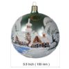 Picture of CHRISTMAS IN BOHEMIA - HAND MADE HAND PAINTED BLOWN GLASS CHRISTMAS BALL ORNAMENT