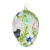 Picture of Hand Blown Large Glass Water Colored Easter Egg Ornament  Blackbird