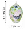Picture of Hand Blown Large Glass Water Colored Easter Egg Ornament  Blackbird