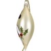 Picture of Glass Olive "Snowman" Christmas Ornament