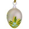 Picture of "Easter Bunny" Czech Hand Blown Glass Easter Egg Ornament.