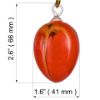 Picture of Small Hand Blown Czech Glass Coral Easter Egg Ornament 