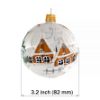 Czech Hand Blown Glass Christmas Tree Set Dimensions