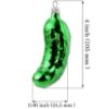 Picture of Glass German Pickle Christmas Ornament (green, shiny)