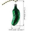 Picture of Glass Christmas Pickle Ornament (small, dark green matte)