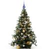 Picture of "Christmas Night" Glass Christmas Tree Topper Blue